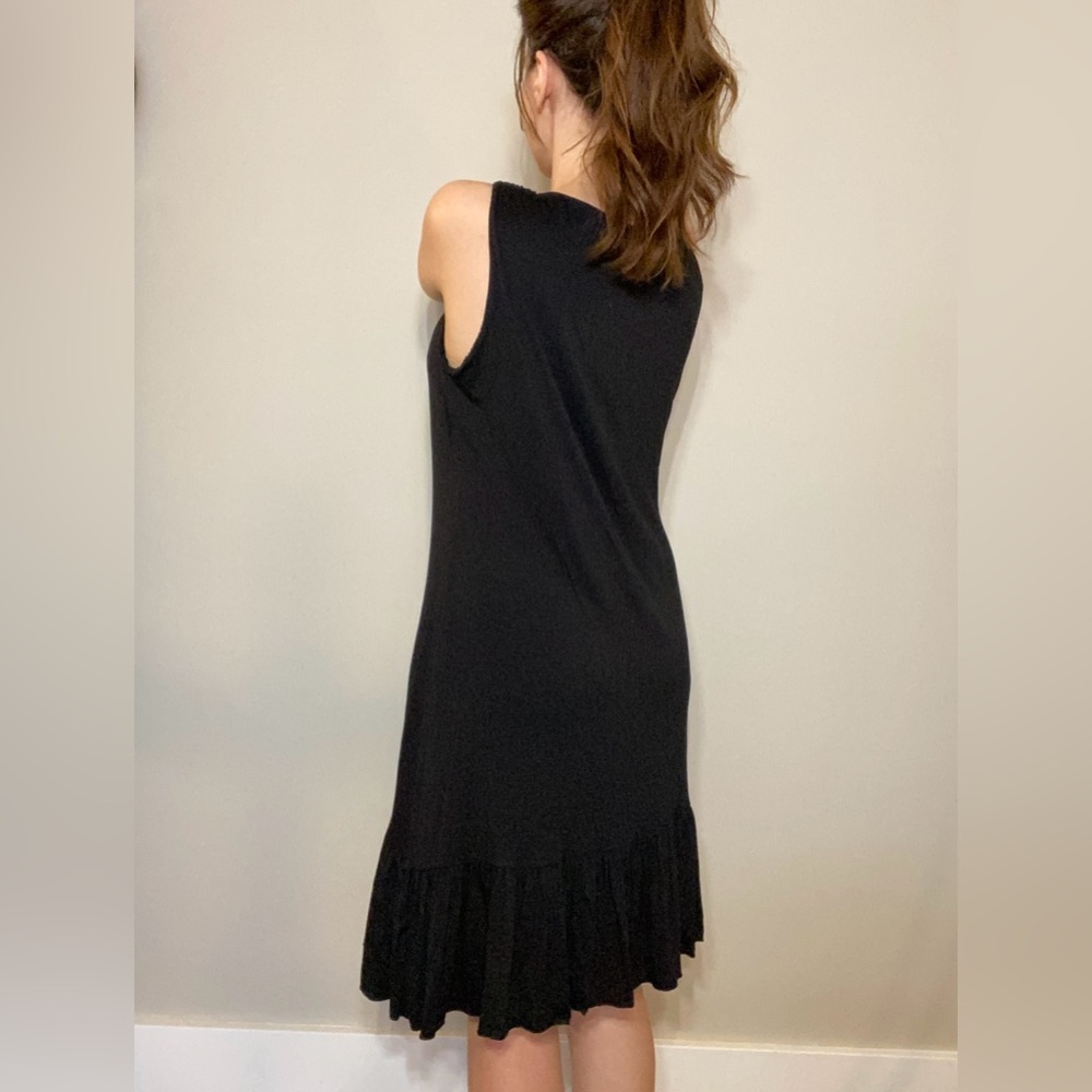 Simple elegant Nally & Millie Black Shift Dress Size XL made in USA
